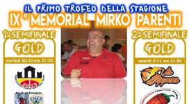 IX Memorial Mirko Parenti: semifinali!