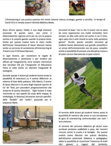 orienteering a sasso marconi