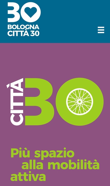 Attenzione da oggi in vigore il limite dei 30 km orari su molte strade urbane della città di Bolognajpg