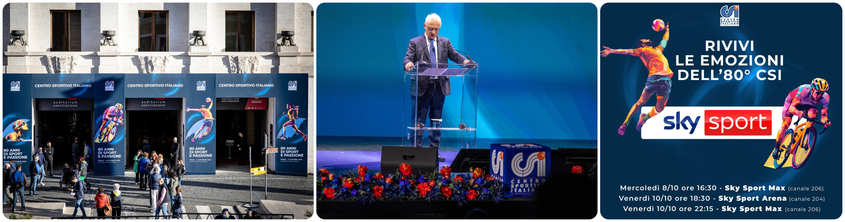 80 anni insieme. La festa del Centro Sportivo Italiano1