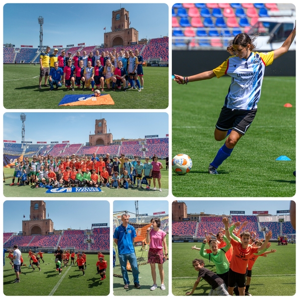 Calcio giovanile e femminile allo Stadio DallAra levento CSI Bologna
