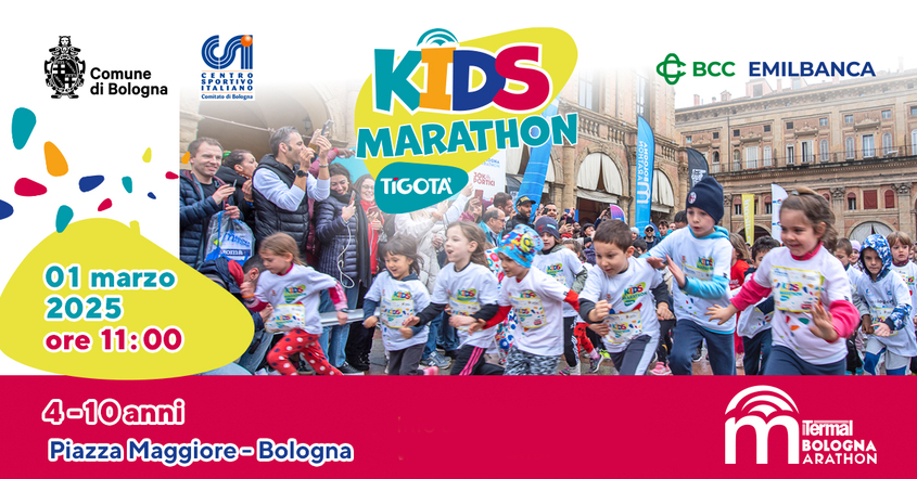 Tigotà Kids Marathon sabato 1 marzo 2025