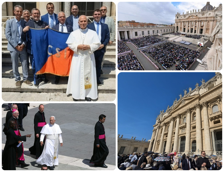 Lincontro con Papa Leone XIV in Piazza San Pietro