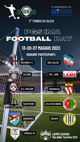 SQUADRE PARTECIPANTI PGS IMa Football Day 2