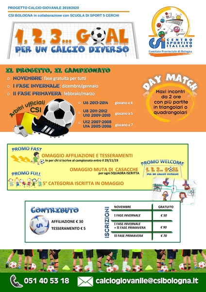 CALCIO giovanile scheda
