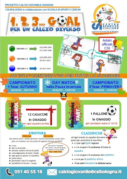 Volantino calcio giovanile promo