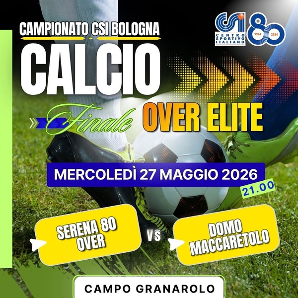 FINALI CALCIO OVER ELITE 27 MAGGIO
