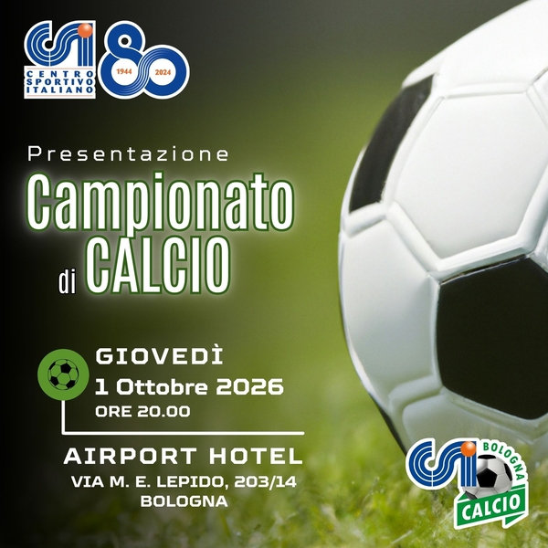riunione squadre CALCIO 2026