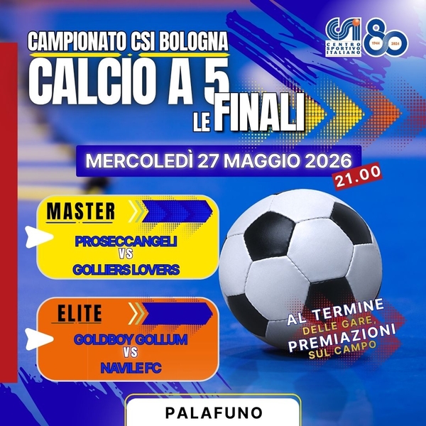 CALCIO A 5 FINALI 27 05 2026