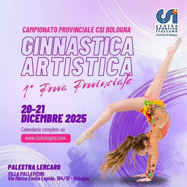 GINNASTIA ARTISTICA 20 21 DICEMBRE 2025