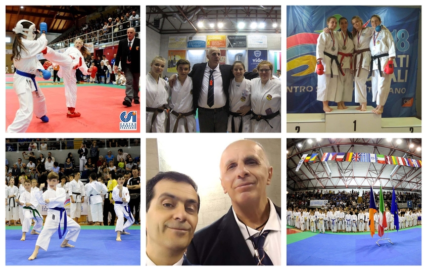 A Latisana il Karate CSI Bologna alle Finali Nazionali collage