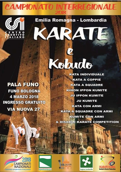Gara Interregionale di karate 2018
