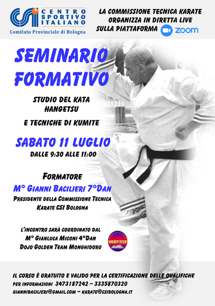 seminario 11 luglio karate