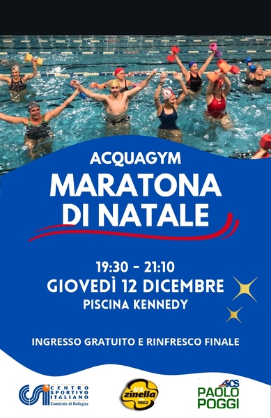 Acquagym la Maratona di Natale