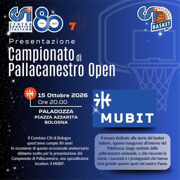 Riunione squadre open 15 10 2026