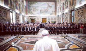 Per i nostri 75 anni unaltra carezza dal Papa