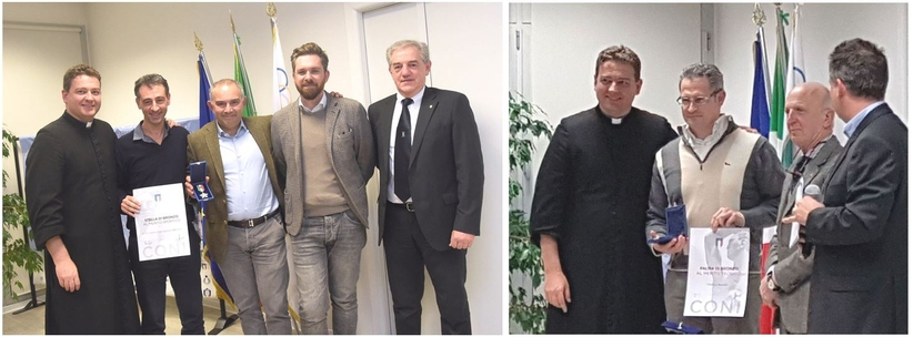 Stella di Bronzo per Azzurra 91 CSI e onorificenza per F.Bastelli 2