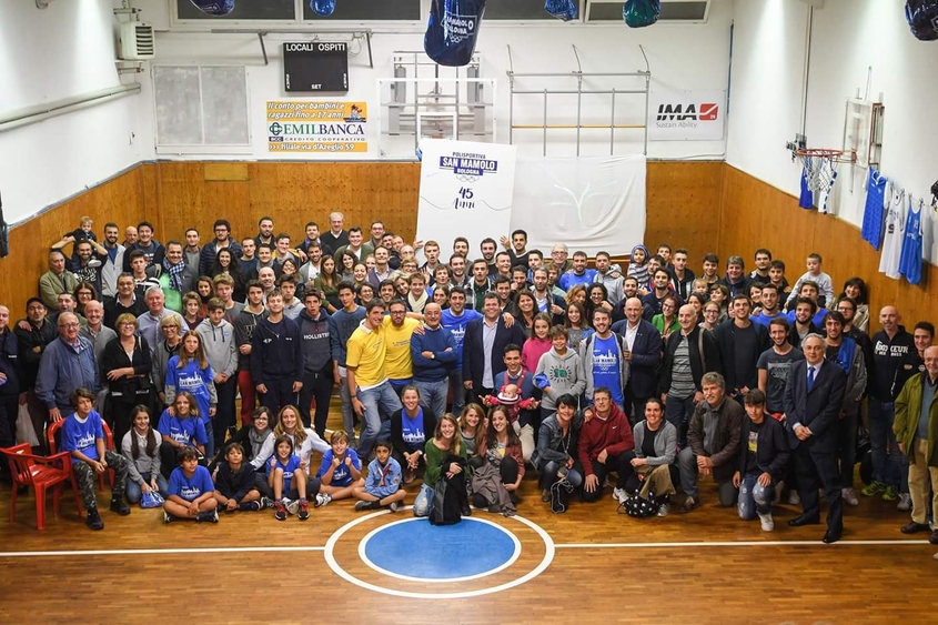 Il saluto a Don Novello Pederzini fondatore della Pol.San Mamolo 2