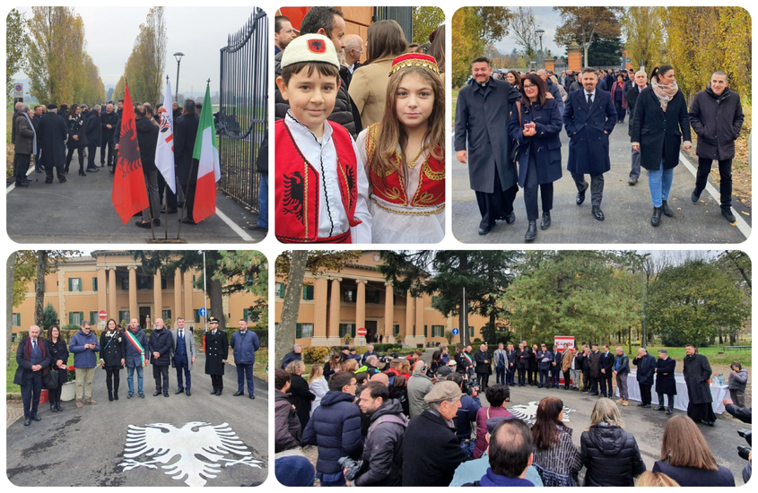 Inaugurato il nuovo viale di accesso a Villa Pallavicini coll
