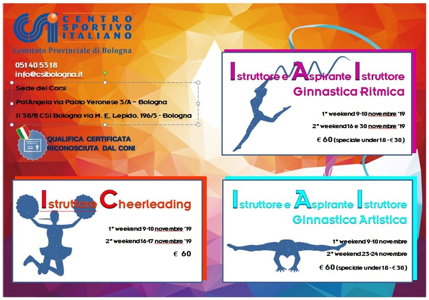 corso istruttori ga gr cheer