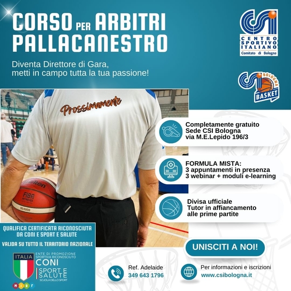 ARBITRI BASKET 2025 OTTOBRE