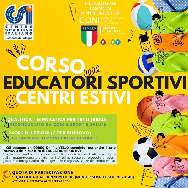 CENTRI ESTIVI 2025 FORMAZIONE