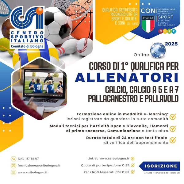 CORSI allenatori di calcio a 5 a 7 del 2025
