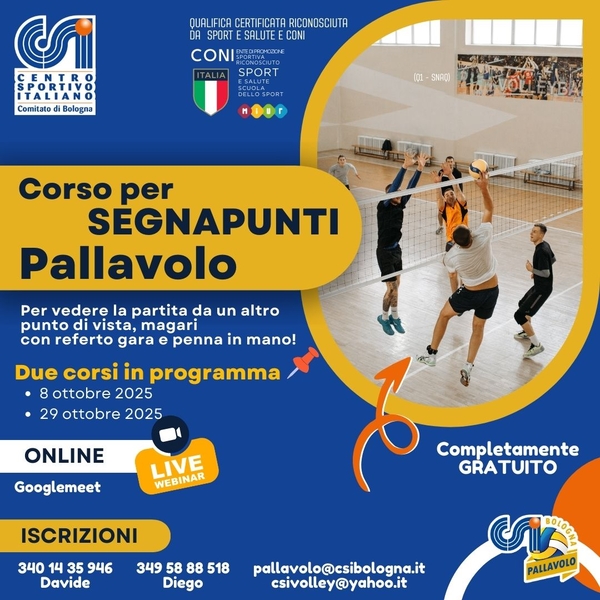 CORSO SEGNAPUNTI PVO 2025