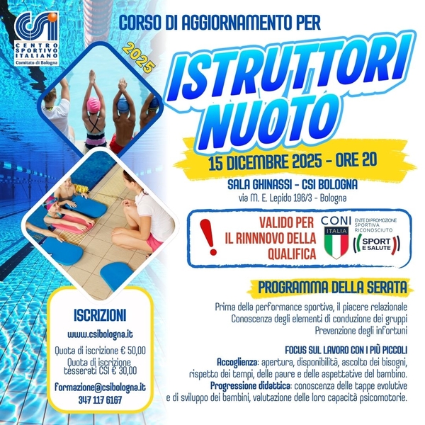 aggiornamento istruttori nuoto 2025