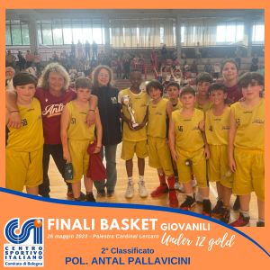 UNDER 12 GOLD  2 secondo   ANTAL PALLAVICINI