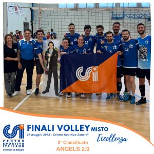 b. PALLAVOLO   MISTO   2 classificato misto eccellenza    ANGELS 2.0