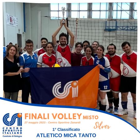d. PALLAVOLO   MISTO   1 classificato misto silver    ATLETICO MICA TANTO