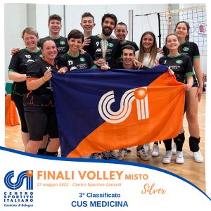 f. PALLAVOLO   MISTO   3 classificato misto silver   CUS MEDICINA