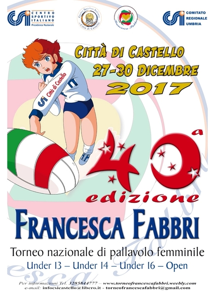 A Citt di Castello il 40 Torneo Francesca Fabbri