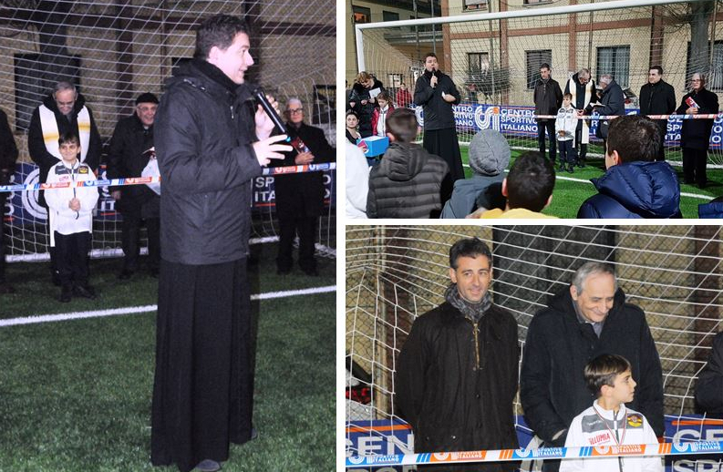 Si inaugura ufficialmente il nuovo campo di calcio con la benedizione del Vescovo Zuppi 2
