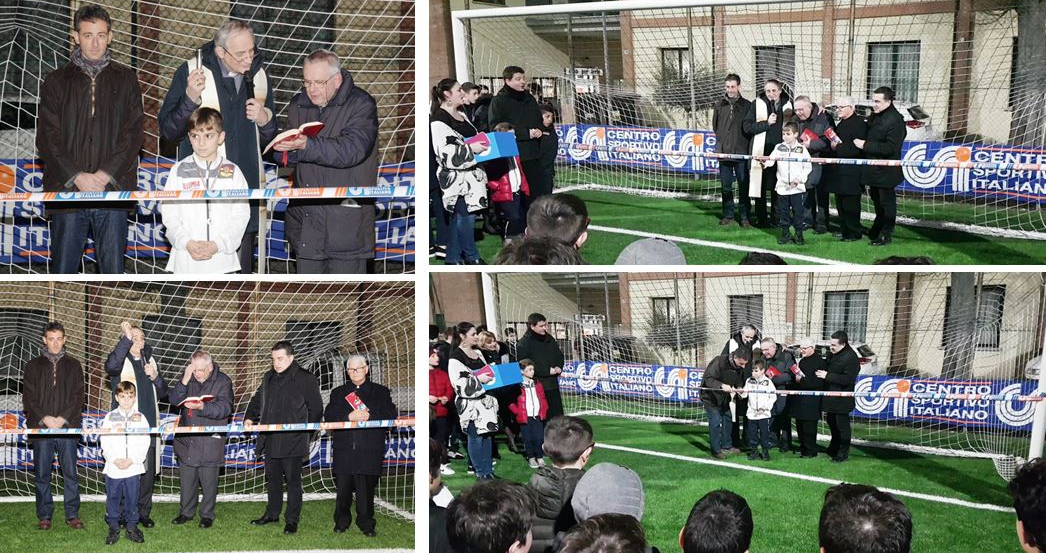 Si inaugura ufficialmente il nuovo campo di calcio con la benedizione del Vescovo Zuppi 3