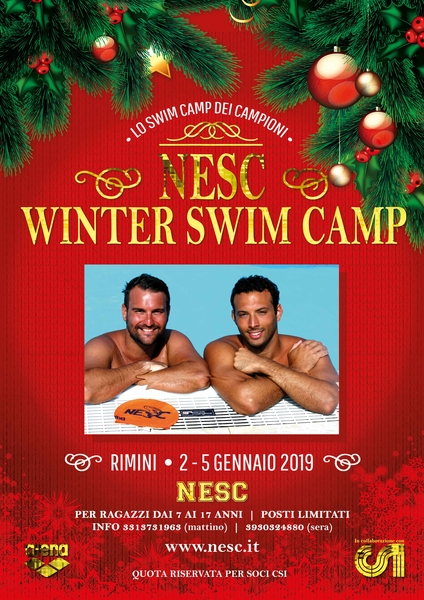 Winter swim camp a Rimini a gennaio 2019