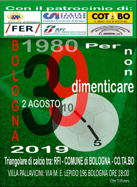 per non dimenticare 39 edizione