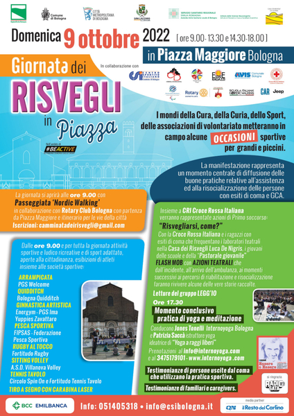 Giornta dei risvegli in Piazza 9 10 22