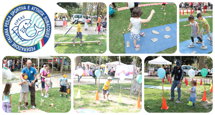 Pesca sportiva collage