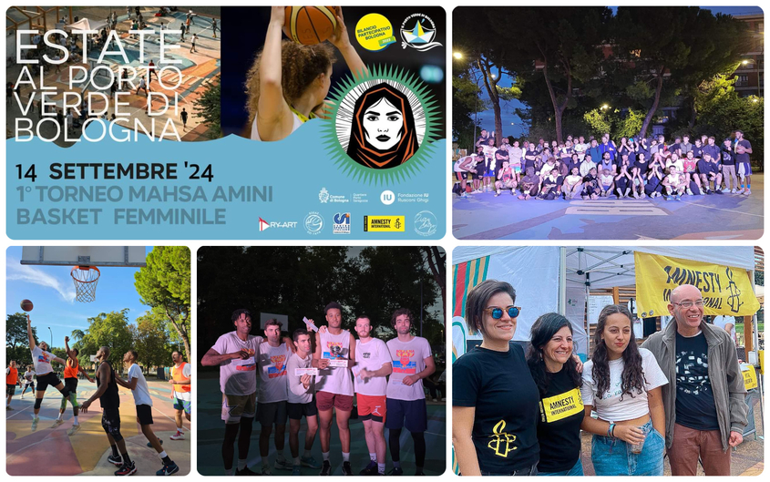 Basket amicizia e solidarietà a Il Porto Verde di Bologna con il primo torneo Masha Amin