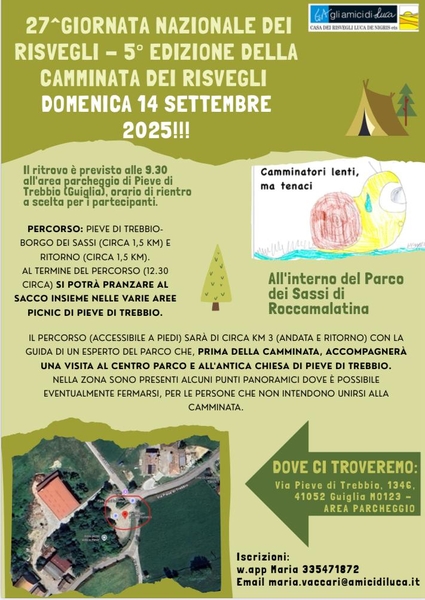 5 edizione della Camminata dei Risvegli