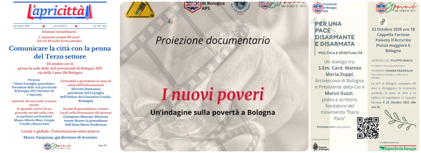 Le Acli di Bologna festeggiano 80 annitanti auguri 1