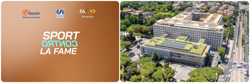  Sport contro la fame alla FAO con Csi e Focsiv 1