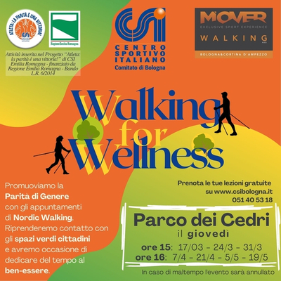 Walking for Wellness CEDRI volantino